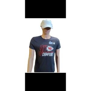 Medium gray 3x's super bowl champions Kansas City Chiefs T-shirt
